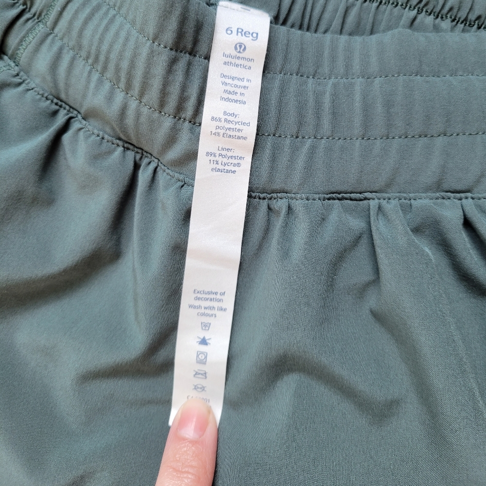 Lululemon Hotty Hot Shorts 6 Tidewater Teal 2.5" - Picture 11 of 11